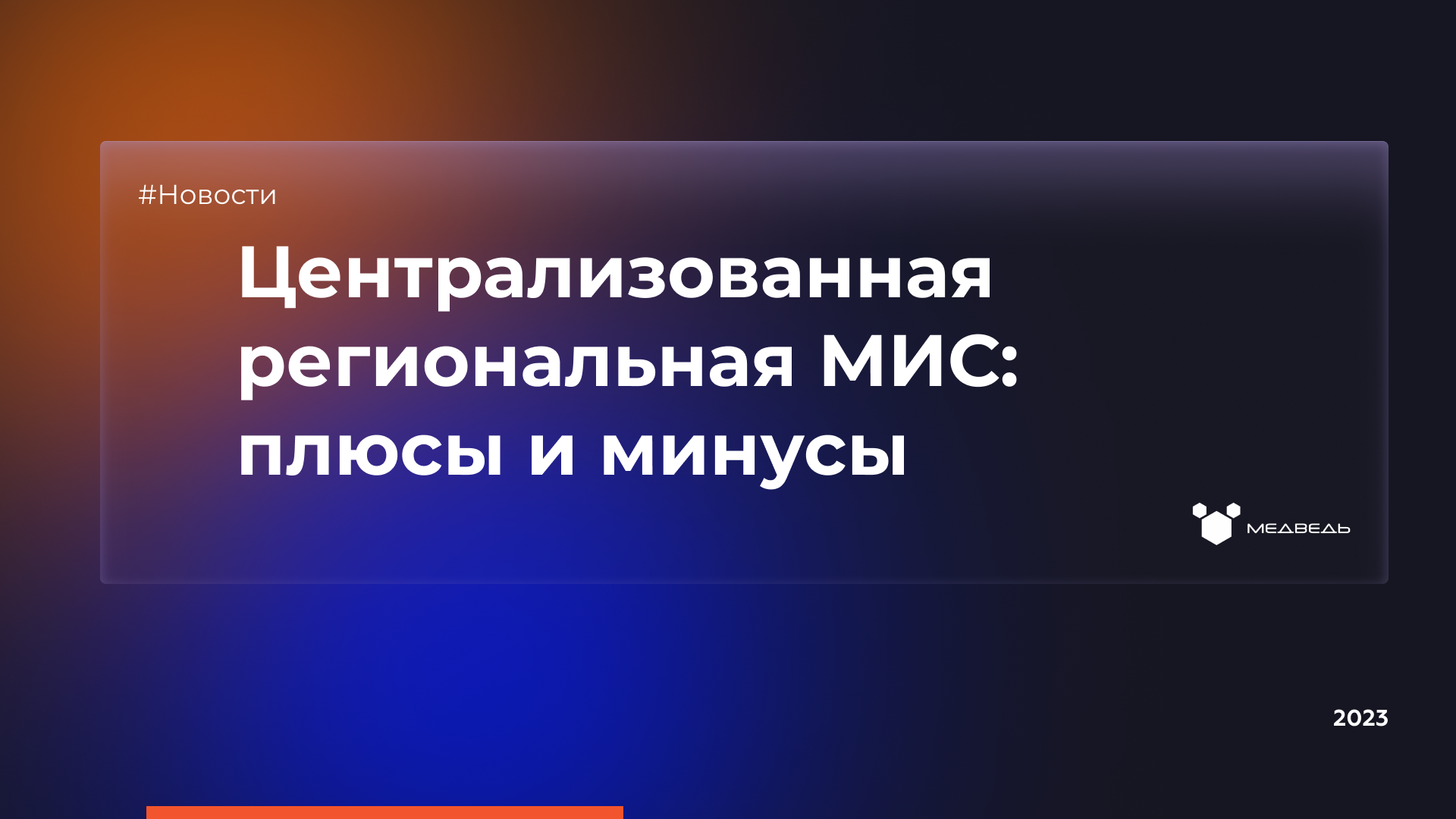 Централизованная региональная МИС: плюсы и минусы